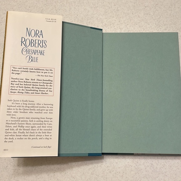 Nora Roberts Books Lot of Romance Novels Hardcover - 2 Total - Picture 3 of 10